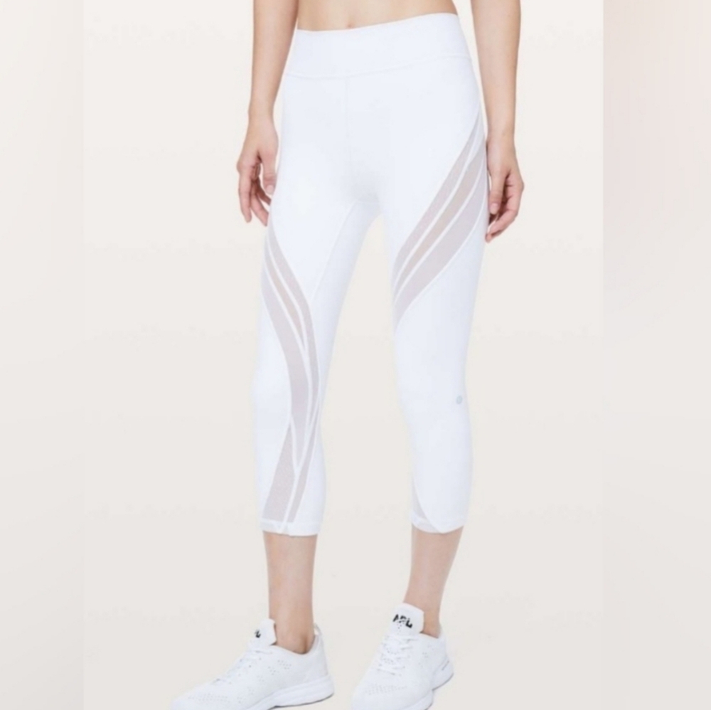 EUC White Lululemon leggings